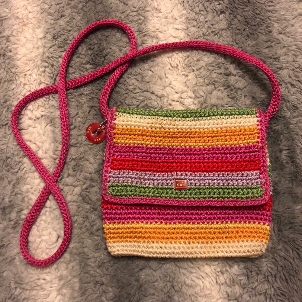 The Sak Mini Woven Crossbody